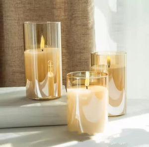 Flameless Glass Candles